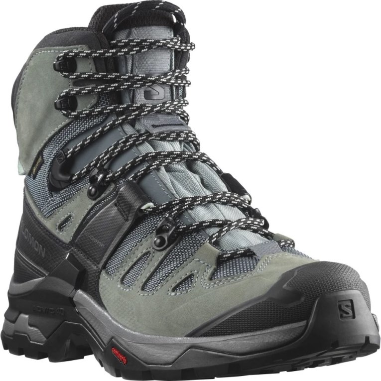 Olive / Black Salomon Quest 4 GTX Women's Hiking Boots | PH 98205L